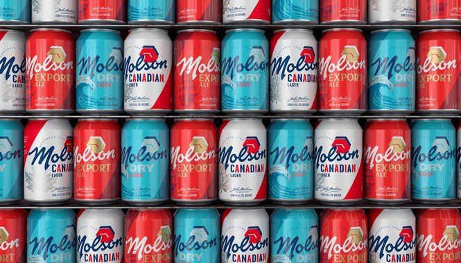 Brand design for Molson Coors cans